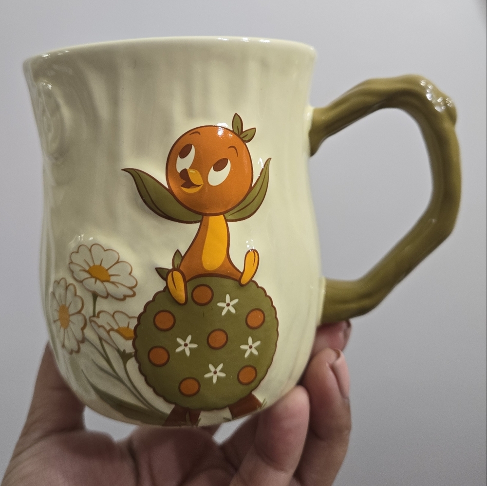 NWT Disney Parks orange bird mug ceramic - Picture 2 of 3